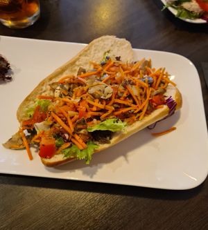 Klein stokbrood champignons at De Broodplank in Gorinchem