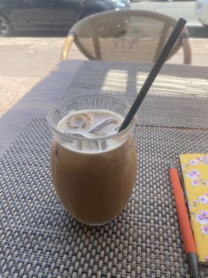 Iced Latte with oat milk   at Bring Me My Coffee in Marseille