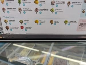 Vegan flavours at Kem 2Cream - Hoan Kiem Lake in Hanoi