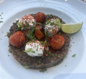 Délicieuses lentilles   at Le Jardin in Hyeres