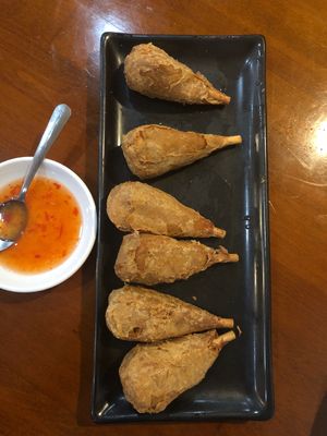 Vegan drum sticks  at Good Fortune in Ashburn