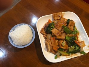 Chicken and veggie  at Good Fortune in Ashburn