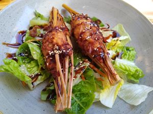 Lemon Sticks with tofu at Lôc Vegan in Mainz