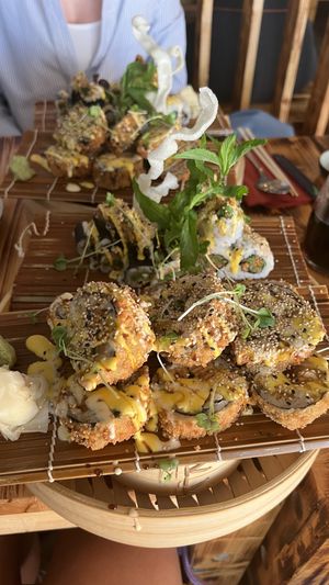 Sushi (crispy, inside out, maki)  at Lôc Vegan in Mainz