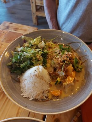 Poulet at Lôc Vegan in Mainz