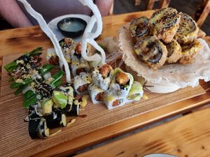 Sushi für 2, geschmacklich super at Lôc Vegan in Mainz