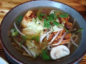 Wonton soup! at Lôc Vegan in Mainz