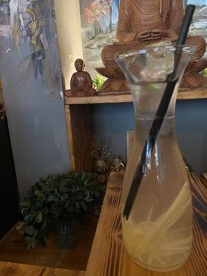 Ginger water   at Lôc Vegan in Mainz