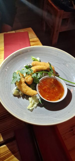 Shrimp at Lôc Vegan in Mainz