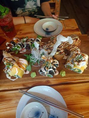 Sushi for two, 45€ at Lôc Vegan in Mainz