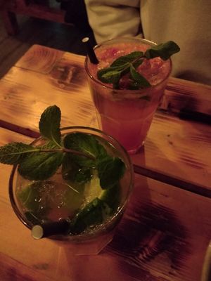 Selfmade drinks at Lôc Vegan in Mainz