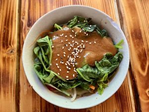 Miso Spinach  at Lôc Vegan in Mainz