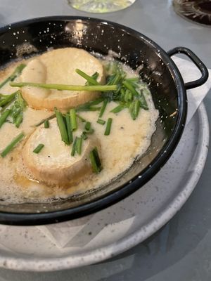 “Escalope” in beurre blanch at Rozey in Delft