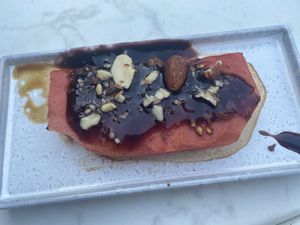 Watermelon steak at Rozey in Delft