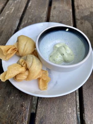 Chickpea snacks  at Rozey in Delft