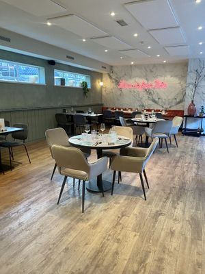 Inside interior  at Rozey in Delft