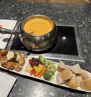 Chz was bomb   at The Melting Pot in Buffalo