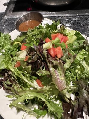 Basic salad but I was glad to have it!  at The Melting Pot in Buffalo