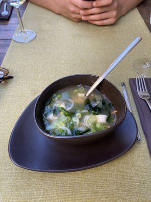 Miso soup 😋😋😋 at Shambala in Ljubljana