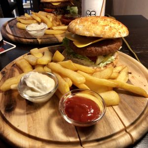 Beyond Meat Burger - specials menu! at Centrum Linden in Hannover