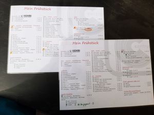 Menue at Centrum Linden in Hannover