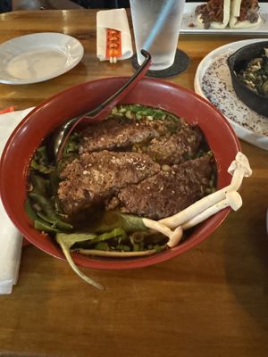 Impossible rice noodle bowl   at 86 Forks Bar + Table in Pensacola