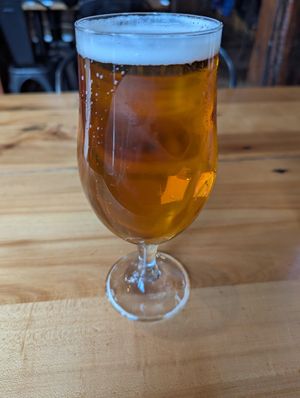 Northern Light Helles beer was good. at One Love Brewery in Lincoln