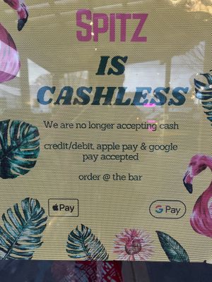 By email, they say they do accept cash but will not give change. Not accepting cash is illegal in Oregon AFAIK. at Spitz in Portland
