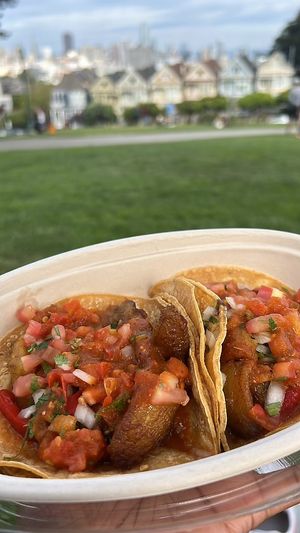 Plantain tacos  at The Little Chihuahua - Divisadero in San Francisco
