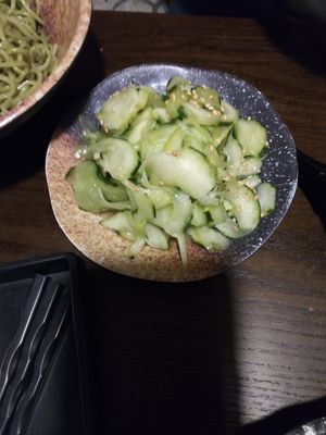 Cucumber salad at Botan Ramen n' Bar in Everett