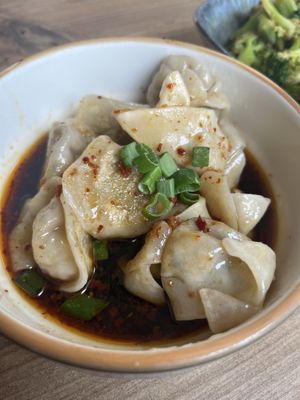 Vegetable wonton - 260 TL   at Jün Taiwanese Kitchen in Izmir
