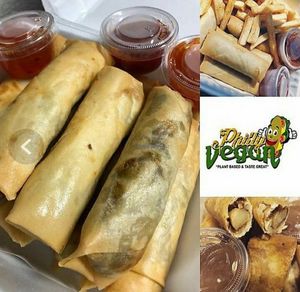 All of their eggrolls are DELICIOUS at Philly Vegan in Richmond