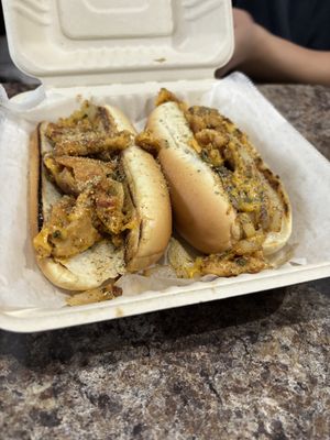 Chicken sliders  at Philly Vegan in Richmond