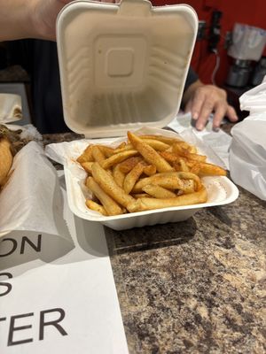 African fries  at Philly Vegan in Richmond