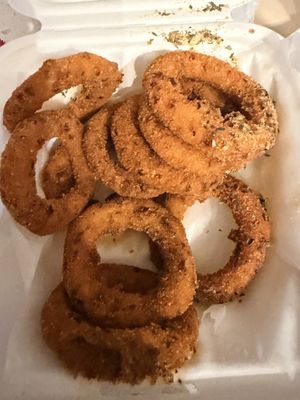 O rings. Just yes!  at Philly Vegan in Richmond