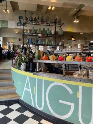 Inside the restaurant   at Villa Augustus in Dordrecht