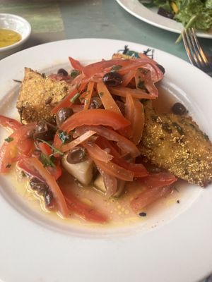 Vegan polenta met groente uit de tuin   at Villa Augustus in Dordrecht