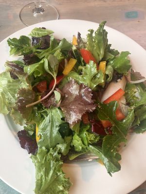 Salade met groente uit moestuin   at Villa Augustus in Dordrecht