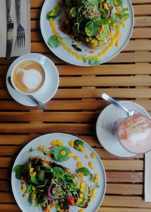 Brunch  at Ahimsa in Mallorca