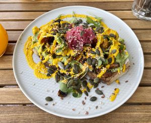 Ahimsa Toast  at Ahimsa in Mallorca