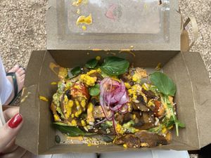 Ahimsa toast to take away   at Ahimsa in Mallorca