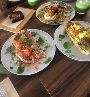 Toasts  at Ahimsa in Mallorca