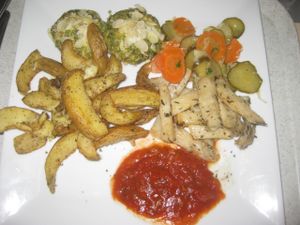 Broccoli cutlets at BioWay - Waly Jagiellonskie in Gdansk