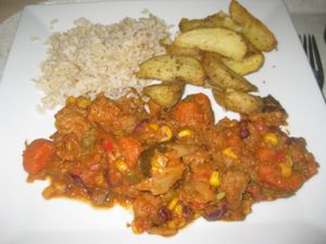 Soya goulash at BioWay - Waly Jagiellonskie in Gdansk