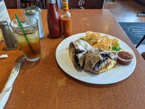 Soy Chorizo Burrito at The Mission in San Diego