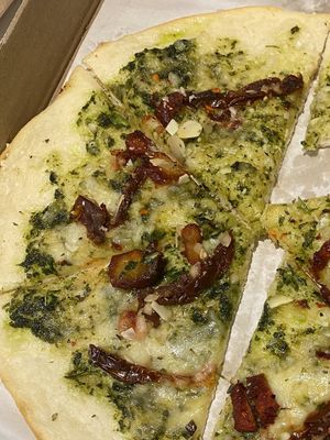 The Aphrodite pizza  at Chez Zac Pizzeria in Montreal