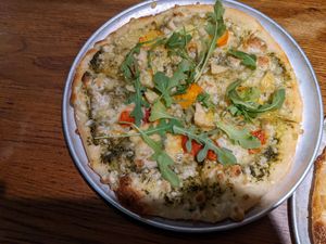 Pesto at Chez Zac Pizzeria in Montreal