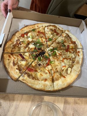 Thai vegan   at Chez Zac Pizzeria in Montreal