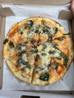 Mile pizza (10”)  at Chez Zac Pizzeria in Montreal