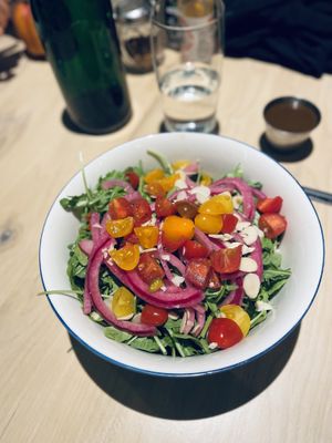 Salad  at Chez Zac Pizzeria in Montreal